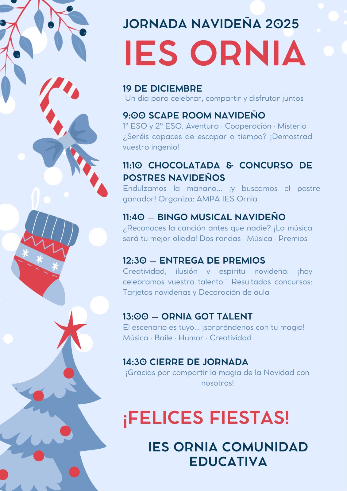 CELEBRACIÓN NAVIDAD 25 CELEBRACIÓN NAVIDAD 25