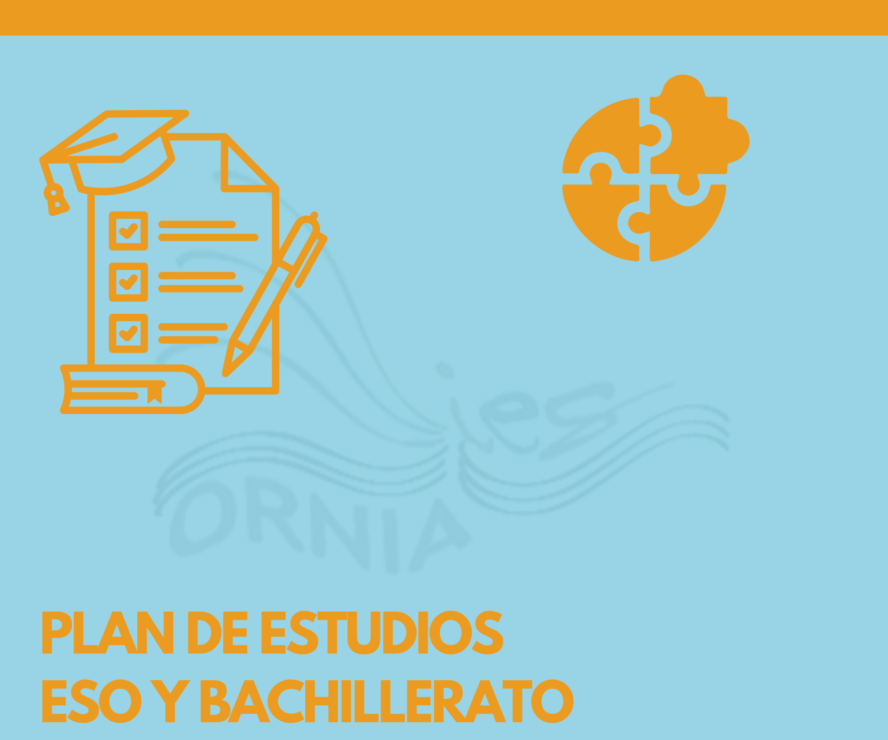PLAN DE ESTUDIOS ESO Y BACHILLERATO